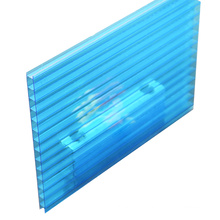 Light Blue Tinted Polycarbonate Sheet With Clips For Roofing